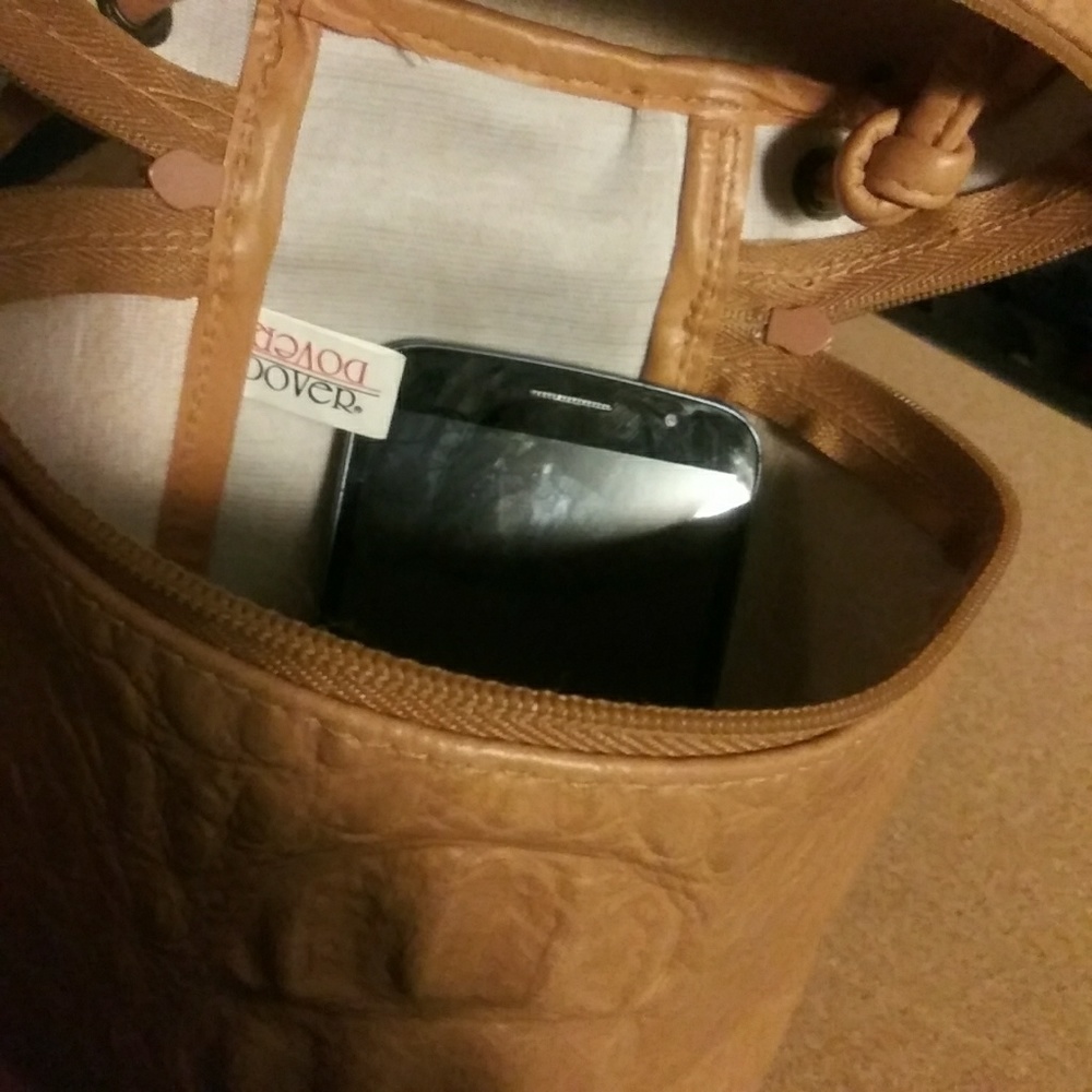 Drum Shoulderbag Faux Croc Dover - Picture 3 of 7